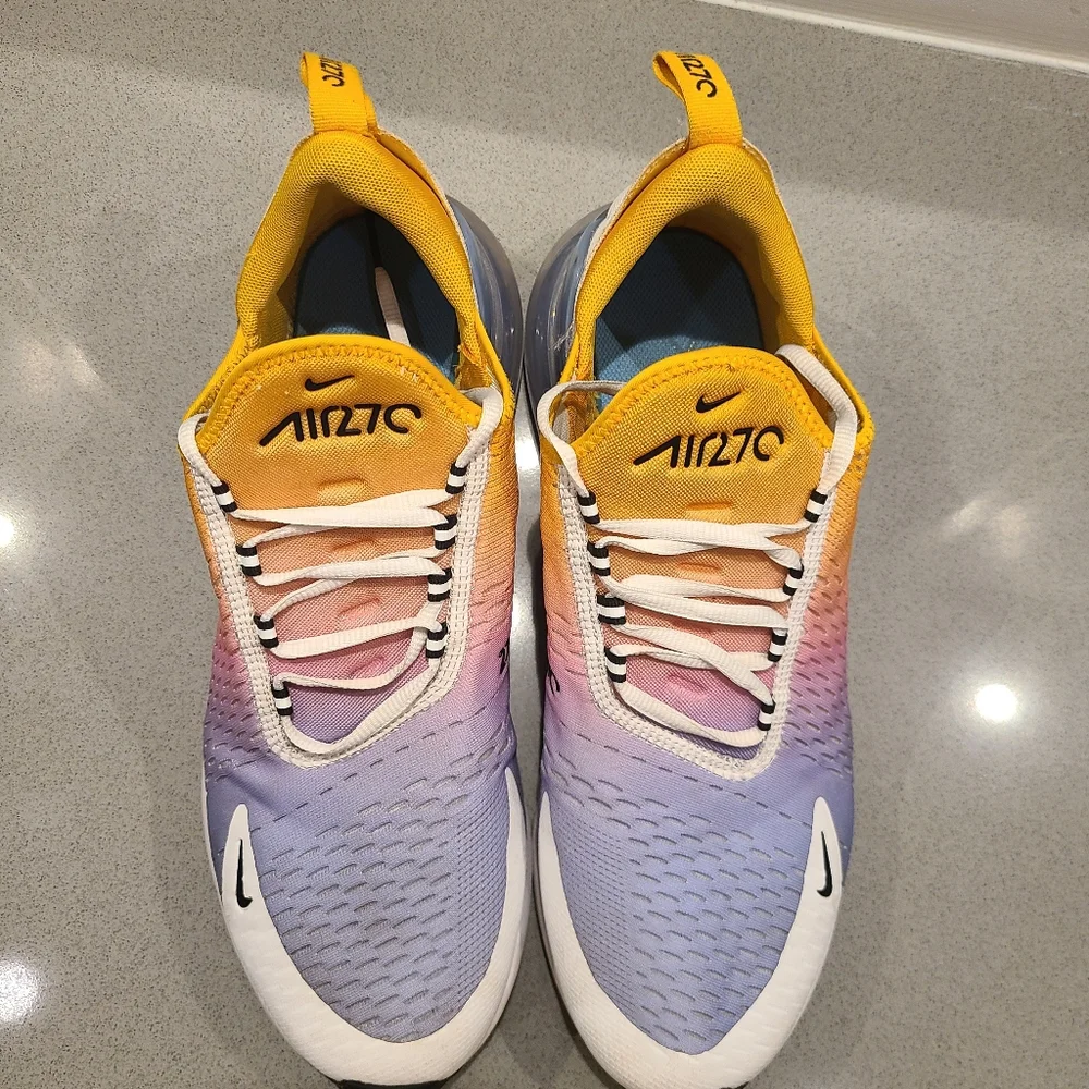 Nike Air Max Gradient Yellow Pink Purple Sneakers
